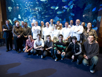 Los organizadores y cocineros vascos de San Sebastian Gastronomika