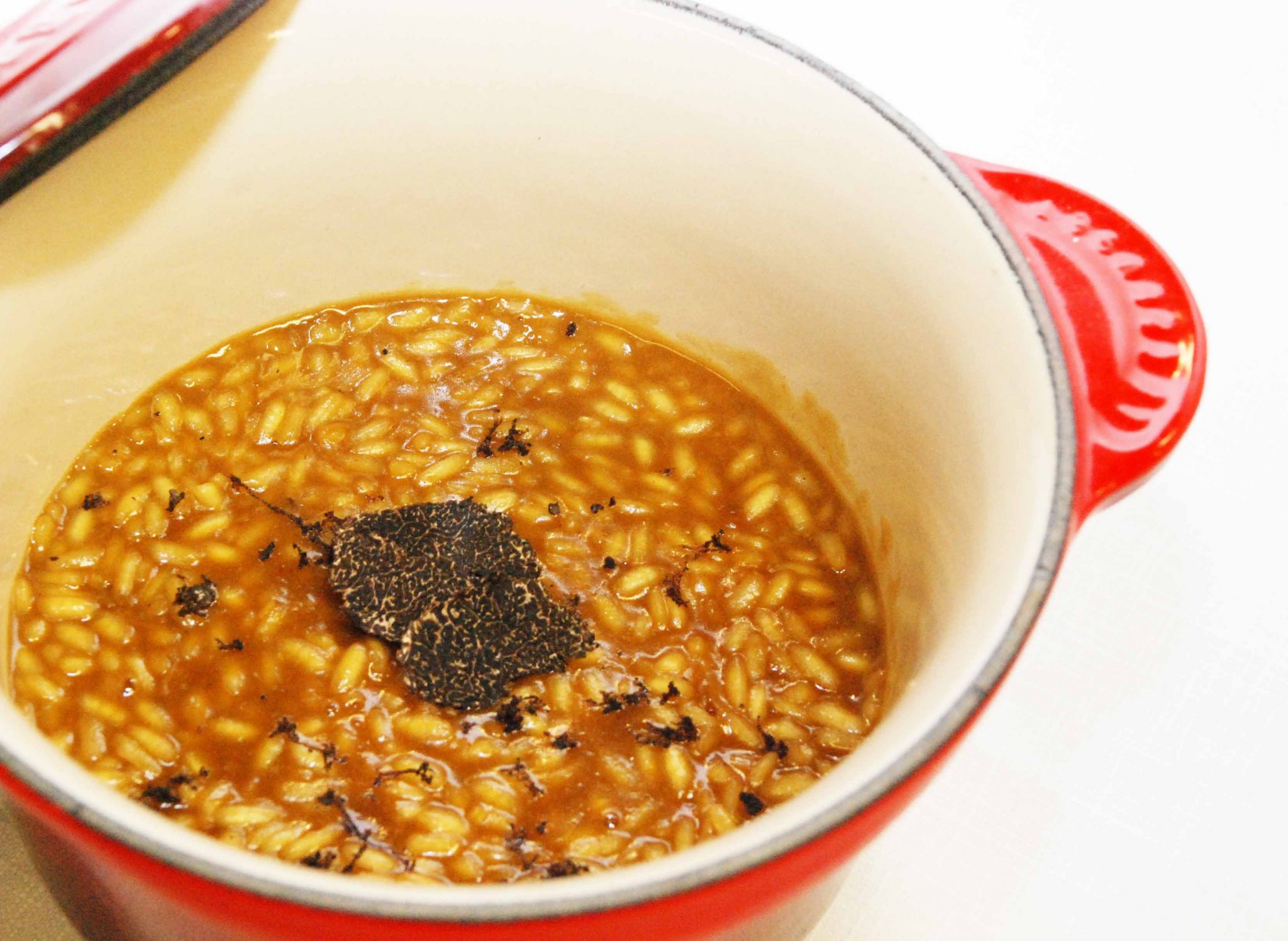 Arroz cremoso a la milanesa trufado 0