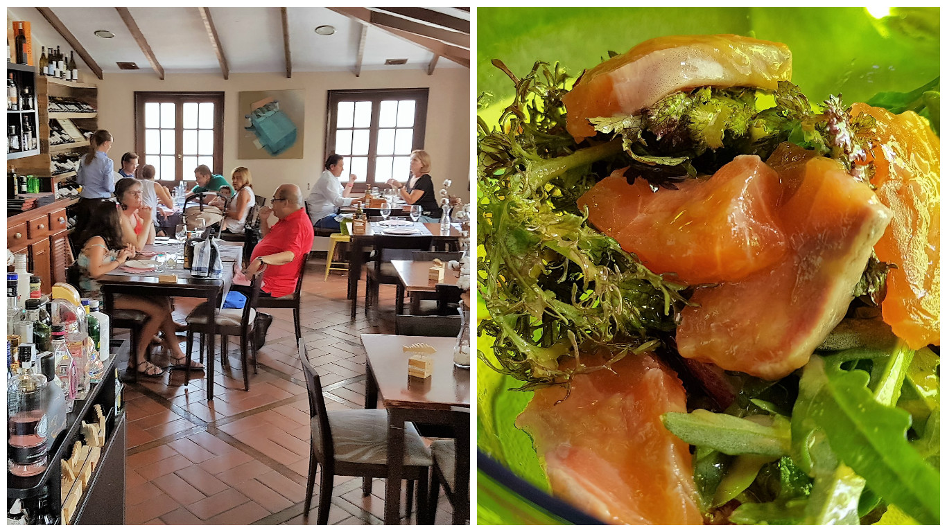 Comedor. Salmón. La posada del pez. Santa Cruz de Tenerife. Fotos Xavier Agulló