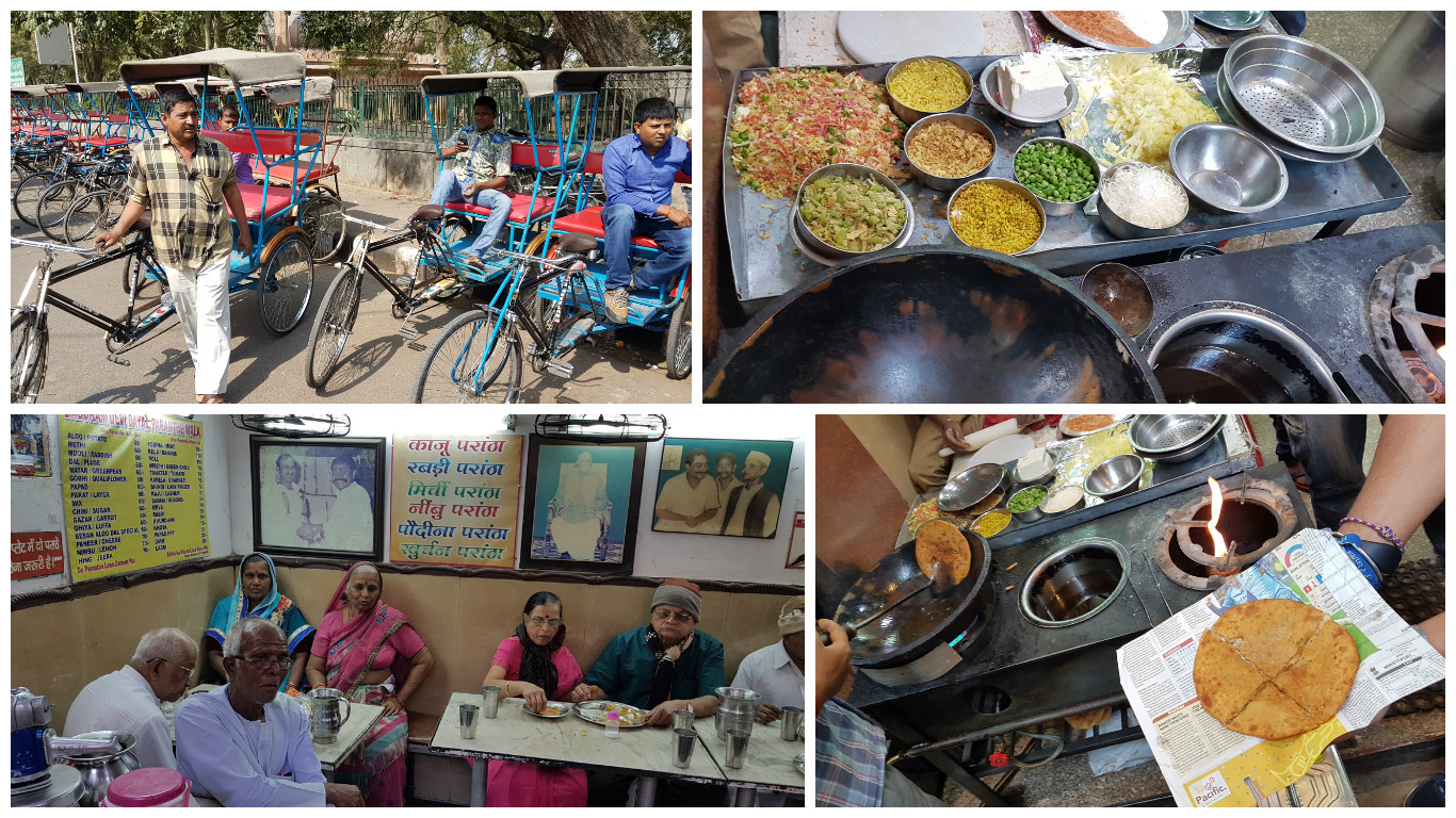 Mercado Chandni Chowck (rickshaws, street food). Delhi. India. Fotos Xavier Agulló.