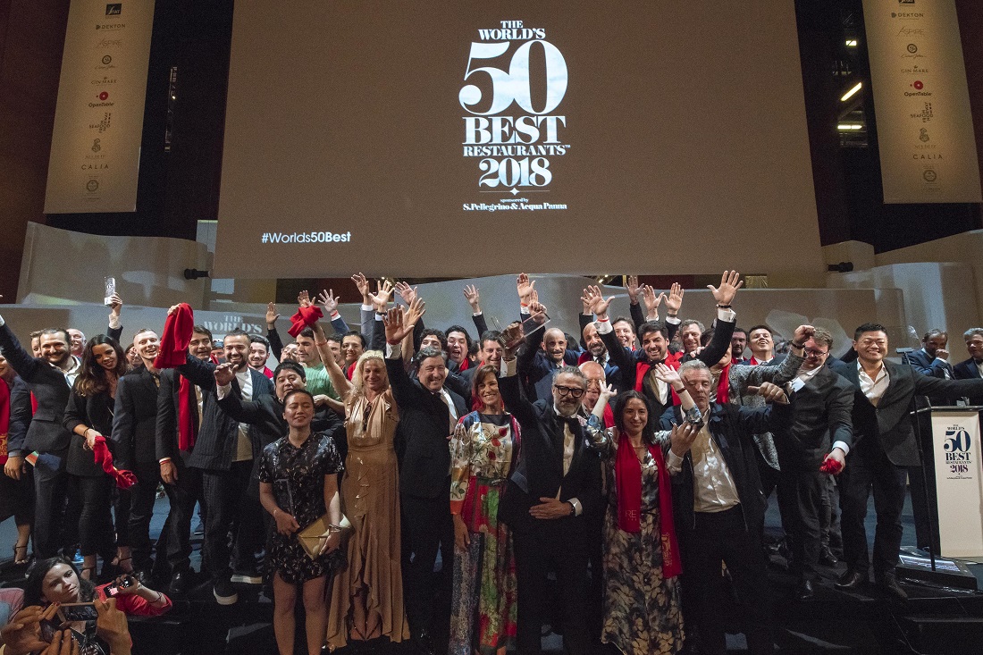 Foto de familia de los 50 mejores restaurantes