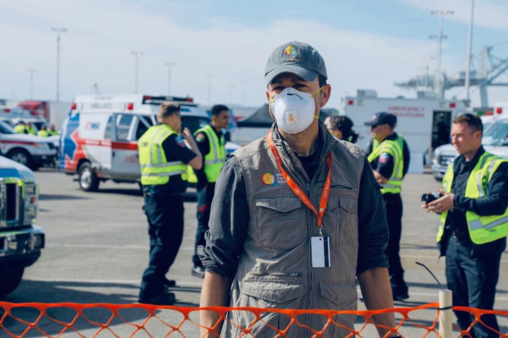 García acostumbra a estar las primeras semanas en todas las emergencias que cubre WCK