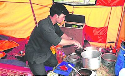 Akhond Ishaq, un cocinero de altura 1