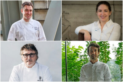 Josean Alija, Elena Arzak, Andoni Luis Aduriz y Eneko Atxa