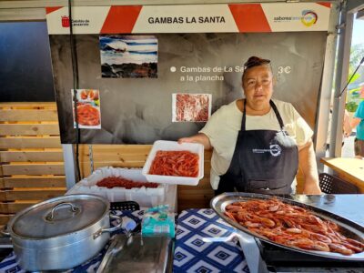 Las gambas de La Santa. Foto: Xavier Agulló