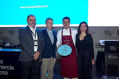 Yeison Mora gana el premio Cocinero Revelación de Bogotá Madrid Fusión 1