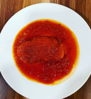 Bacalao con tomate en Casa Paco Ceballos. Foto: Casa Paco Ceballos