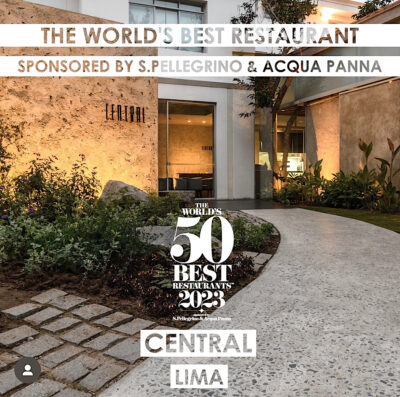 Central, número 1 de la lista de The World's 50 Best Restaurants 2023