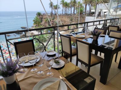 Vistas desde el restaurante Puerta del Mar 