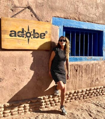 Adobe, en San Pedro de Atacama, fue su primer restaurante. Foto Gabriel Schkolnick.