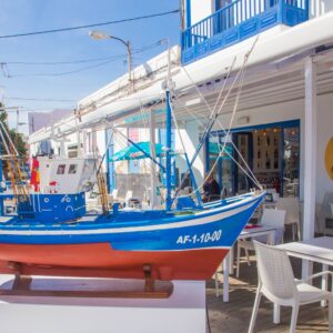 La ambientación marinera de Charco Vivo