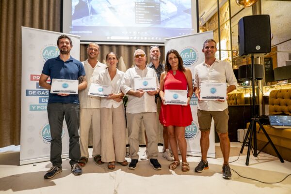 Foto de los premiados por AGIF (Consell d'Eivissa)