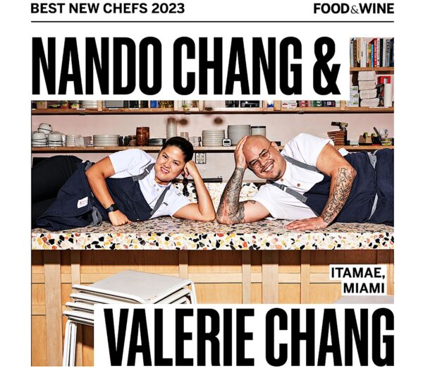 Valerie y Nando Chang, elegidos por Food & Wine entre los diez mejores nuevos chefs de USA.