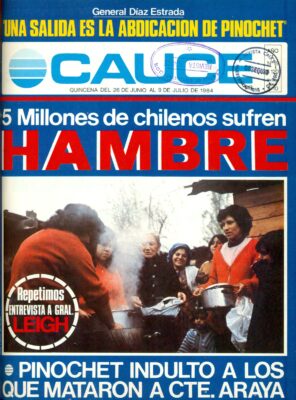 Portada de Cauce en el año 1984.