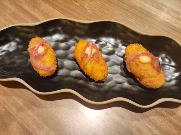 Croquetas de cochinita pibil de Xipe