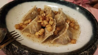 Anteo, gyozas de ropa vieja 