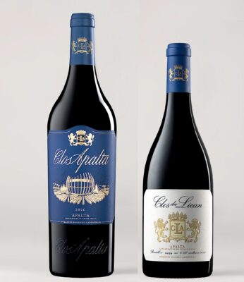 Los dos vinos que alcanzaron los 100 puntos.