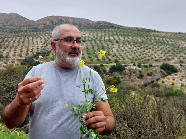 Juan Carlos Roldán, especialista en hierbas y vegetales de Jaén