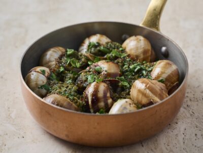 Caracoles bourgignon de Robuchon