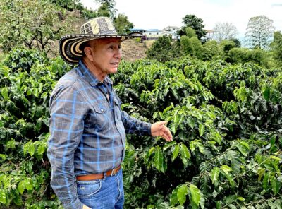 Jaime Alonso de Castro es el administrador de la finca. Foto, Claudia Arias.