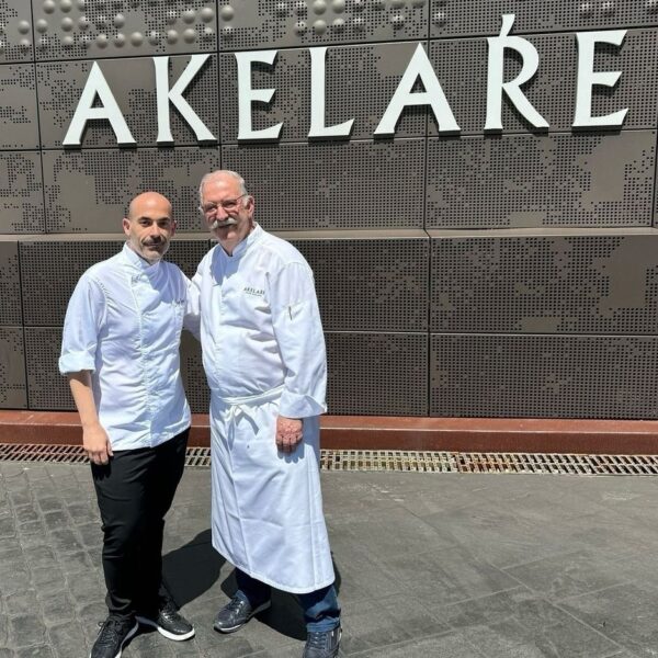 Jorge Bretón y Pedro Subijana (Akelarre) (Foto cedida por Jorge Bretón)