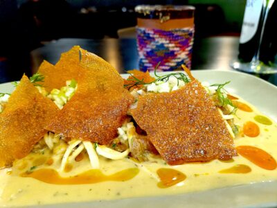 Ceviche de merluza del Pacífico. foto, Daniel Guerrero.