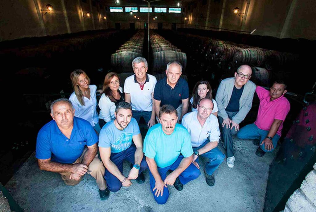 El equipo de Bodegas Robles.