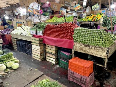 uesto de verduras. Foto, Paloma García Castillejos.,