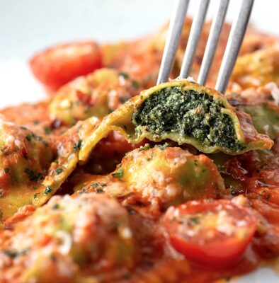 Ravioli verde alla arrabiata. Miguel Hernández en Ostería Convivium