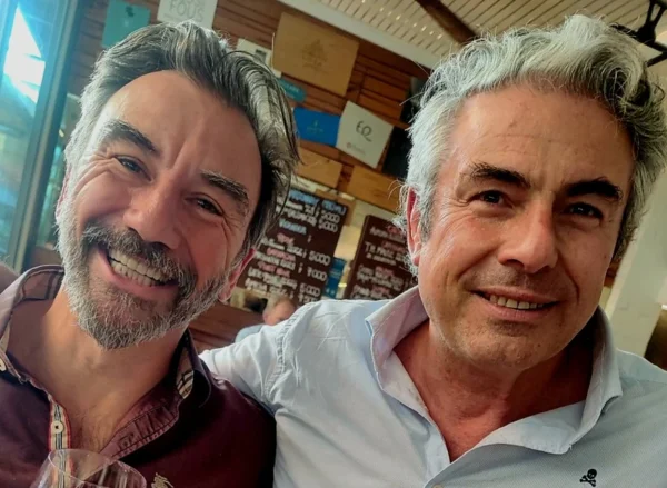 La imagen muestra a Andrés Ridois y José Miguel Viu Bottini