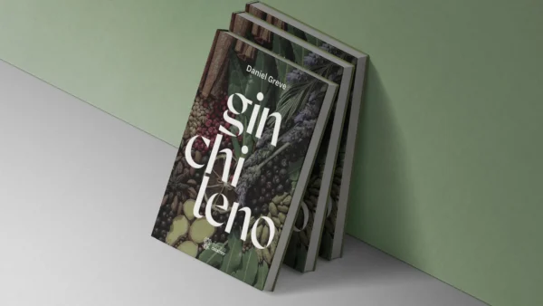 La imagen ilustra la portada del libro Gin Chileno