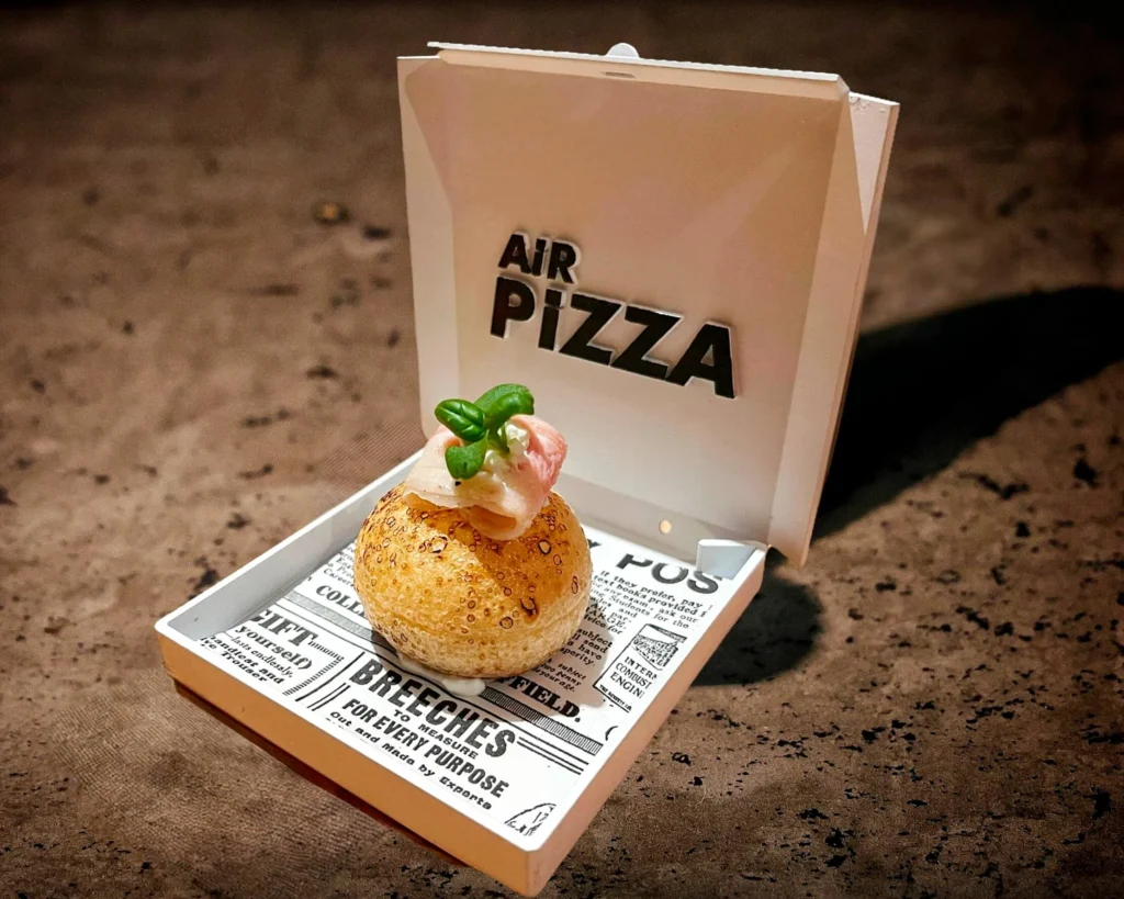 Air pizza, como probar el aire de una masa