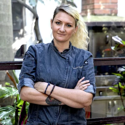 Carmen Ángel, fundadora y CEO del grupo de restaurantes Carmen de Colombia