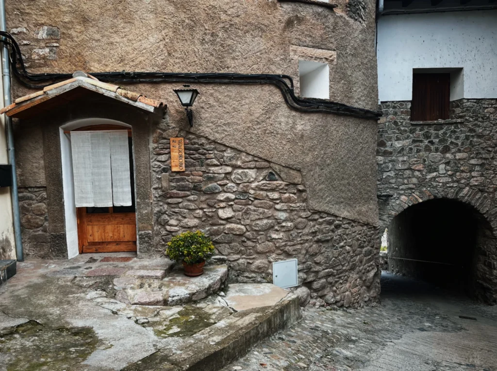 Entrada restaurante Wagokoro Pirineu